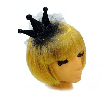 Коронка на шпильці SETA Decor 16-767BLK