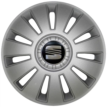 Автомобильные колпаки Kenguru Rex Seat серые R15 (комплект 4 шт)