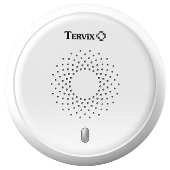 Розумний безпровідний датчик виявлення диму Tervix Pro Line ZigBee Smoke Sensor 415061