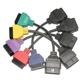 Комплект переходников Obd2 MultiECUScan для Fiat, Alfa Romeo, Lancia для диагностики авто 6шт
