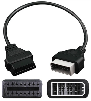 Переходник Nissan 14 pin на OBD2 16 pin