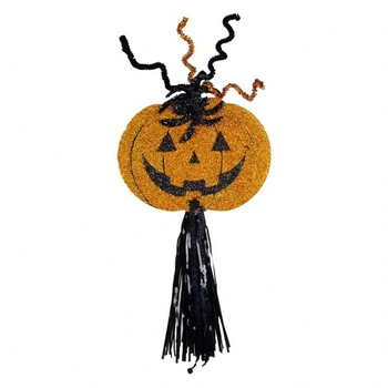 Декор Тыква с подвесками SETA Decor 18-1009BLK-OR