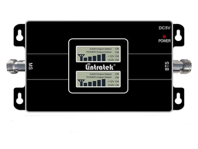 Репитер Lintratek KW17L-GD усилитель сигнала GSM и 4G (900 и 1800 МГц) LTE Черный (1010-636-00)