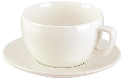 Чашка для завтрака Tescoma Crema с блюдцем (387128t)