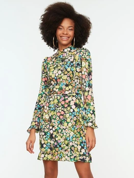 Платье короткое летнее женское Trendyol TWOSS22EL0113 34 Multi Color (8683045735537)