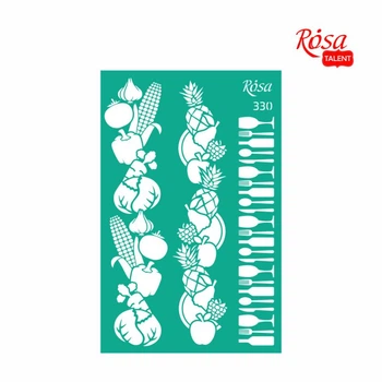 Трафарет самоклеющий Rosa Talent №330 Recipe book 13х20см
