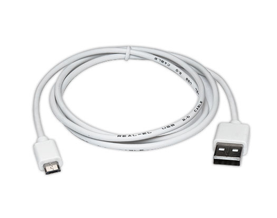 Кабель REAL-EL USB 2.0 Pro AM-microUSB type B 0.6m белый