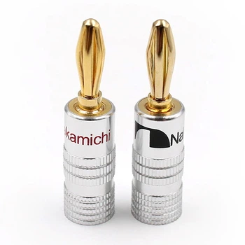 Штекеры акустические коннекторы типа Банан Nakamichi Banana Plug 4 мм (комплект 2 шт.) (48511)