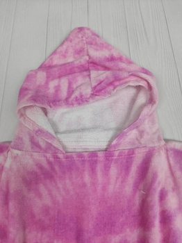 Пончо полотенце для девочки Primark 3-8 лет розовое (3510)