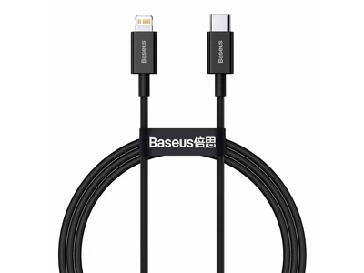 Кабель Baseus Superior Series USB-C to Lightning PD 20W Fast Charging 2m Black (CATLYS-C01)