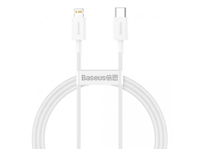 Кабель Baseus Superior Series USB-C to Lightning PD 20W Fast Charging 1m White (CATLYS-A02)