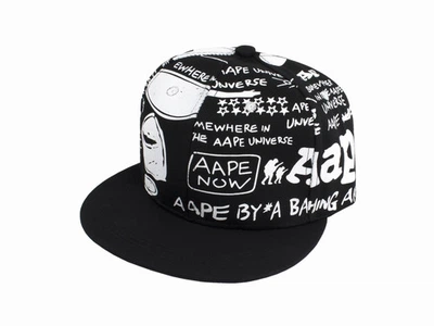 Бейсболка AAPE NOW YM Чёрный белый One sizе (23217)