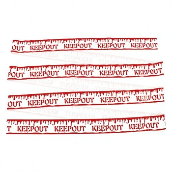 Лента оградительная Keep Out SETA Decor 19-73WT-RD