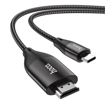 Кабель USB HOCO UA16 Type-C - HDMI (4K 2M) Чорний