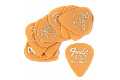Набор медиаторов Fender 351 DURA-TONE .84 12-PACK, BUTTERSCOTCH BLONDE
