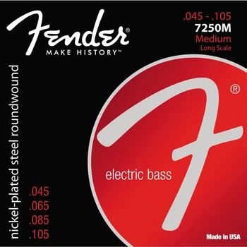 Струны для бас-гитары Fender 7250M