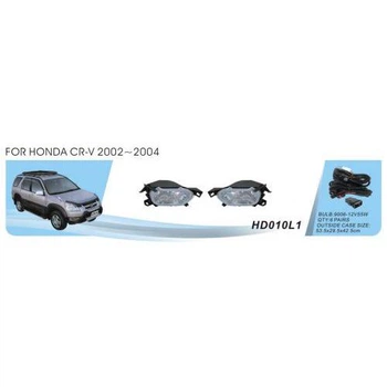 Фари доп.модель Honda CR-V/2002-04/HD-010L1&L2/9006-12V55W/ел.проводка (HD-010L1&L2)
