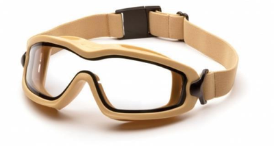 Тактические очки-маска Pyramex V2G-PLUS SAND прозрачные (2В2Г-Т10П)