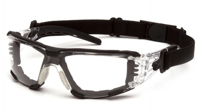 Тактичні захисні окуляри Pyramex FYXATE Clear (2ФИКС-10)