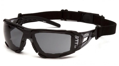Тактические очки с уплотнителем Pyramex FYXATE Gray (2ФИКС-20)