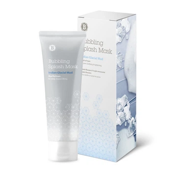 Сплэш-маска очищающая глиняная кислородная Blithe Bubbling Splash Mask Indian Glacial Mud 120 ml