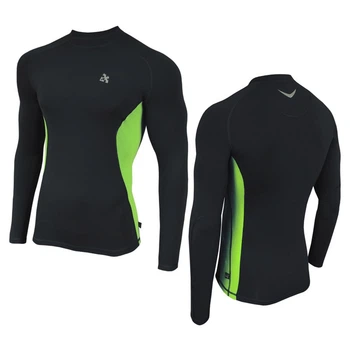 Спортивный лонгслив Rough Radical Fury Duo LS L Черно-зеленый (8052-L)
