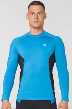 Спортивный лонгслив Rough Radical Fury Duo LS XL Бирюзово-черный (8057-XL)