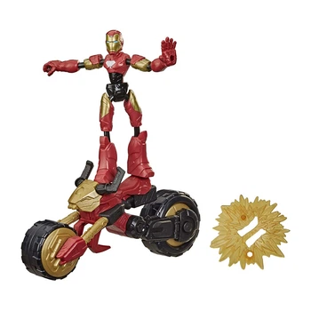 Фигурка для геймеров Hasbro Avengers Bend and flex 2 в 1 Железный человек на мотоцикле (F0244)