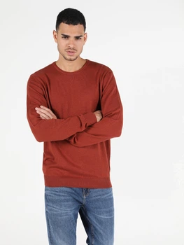 Джемпер чоловічий Colin’s CL1051445COR S Cinnamon (8682240426431)
