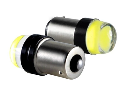 Светодиодная лампа с цоколем 1156 BA15s P21W COB силикон Белая Autoexpect (33707)