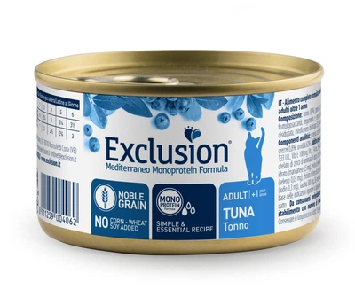Exclusion Cat Adult Tuna консервы для кошек с тунцом 85грм