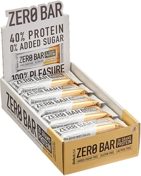Блок батончиків Biotech Zero Bar 50 г Шоколад - печиво 20 шт(769106)