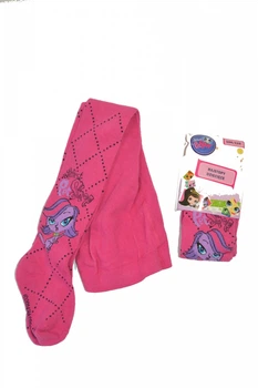 Колготы для девочки Pet Shop розовые 98 см
