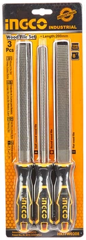 Набір столярних напилків INGCO INDUSTRIAL 200 мм 3 шт. (HKTFW0308)