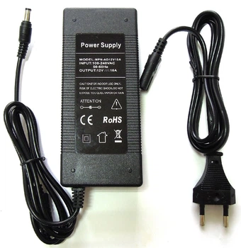 Блок питания NikoLED 220VAC 12VDC 10A пластик (837)