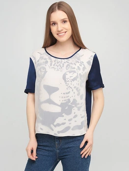 Летняя блуза Vero Moda M80314 S (39287S) Синий