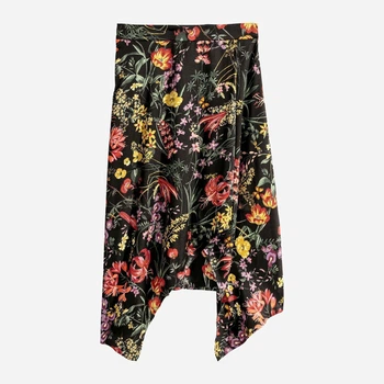 Юбка миди летняя женская H&M 0610697 34 Белая (KAY2000000567730)