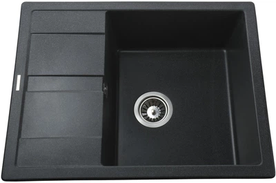 Кухонна мийка граніт GLOBUS LUX One 650х500 графіт