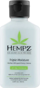 Нежный крем для тела тройного действия с растительными экстрактами Hempz 65 мл