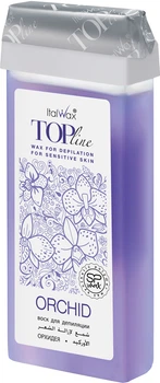 Воск для депиляции ItalWax Top Line Орхидея в картридже 100 мл (8032835168046)