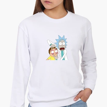 Свитшот женский Рик и Морти (Rick and Morty) (8771-2082) Белый S
