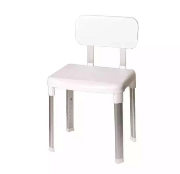 Стілець крісло зі спинкою для ванни і душа PRIMA NOVA KV20 алюмінієвий каркас