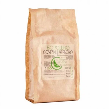 Мука из чечевицы красной натуральная Organic Eco-Product, 500 г