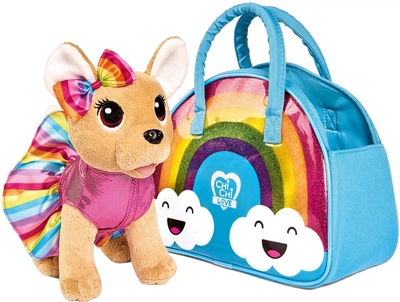 Piesek Simba Toys Chi Chi Love Chihuahua Fashion Rainbow z torebką (105893438)