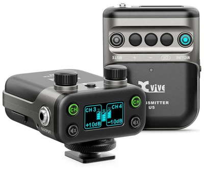 Беспроводная система с петличным микрофоном для DSLR камеры XVIVE U5 Wireless Audio for Video System