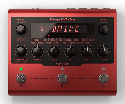 Мультиэффект педаль дисторшн IK MULTIMEDIA Amplitube X-DRIVE
