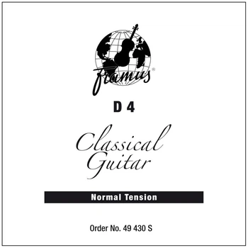 Струна для классической гитары FRAMUS 49430S CLASSIC GUITAR NORMAL TENSION - 4TH