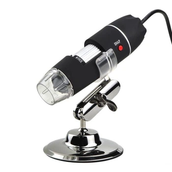USB микроскоп цифровой Ootdty DM-1600 (0x-1600x) с LED подсветкой Черный (100094)