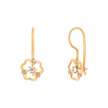 Серьги с петельчатым замком Diamant С2674 (539317)