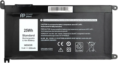 Аккумулятор PowerPlant для ноутбуков Dell Inspiron 17-5770 (T2JX4) (11.4V/2200mAh/3Cells) (NB441068)